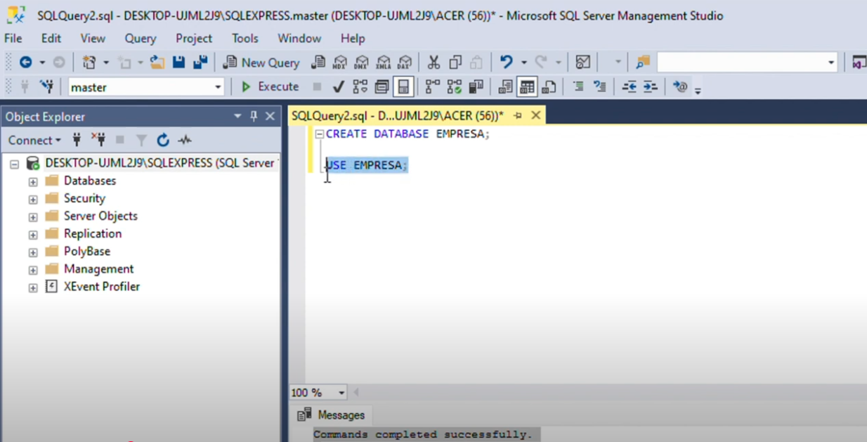Cómo CREAR una BASE de DATOS y TABLA en SQL Server paso a paso (2025 ...